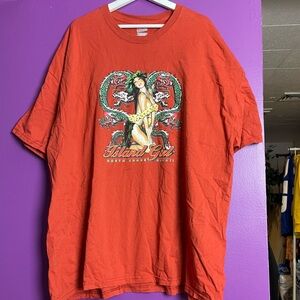 🏝️ ISLAND GIRL north shore Hawaii dragon poster girl graphic t shirt tee XXXL 🏝️
